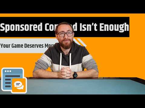 Sponsored Videos Won't Make Your Game A Success