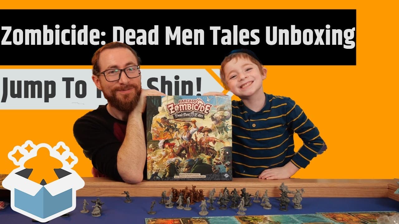 Zombicide: Dead Men Tales Unboxing - Just A Quick Look At the Components