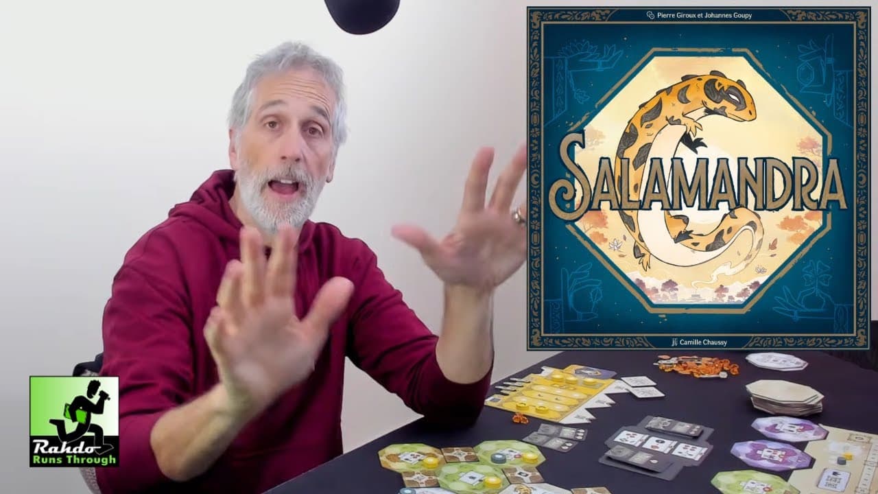 Salamandra ►►► Laying tile to place workers to build your engine = good fun!