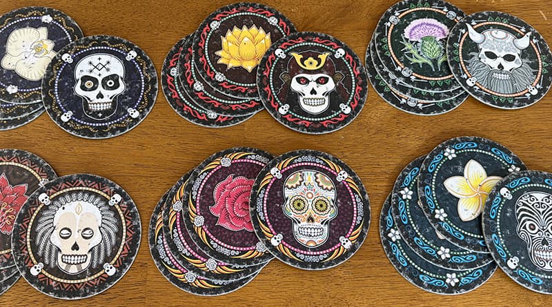 Skull – Is it a fun game or colorful drink coasters?