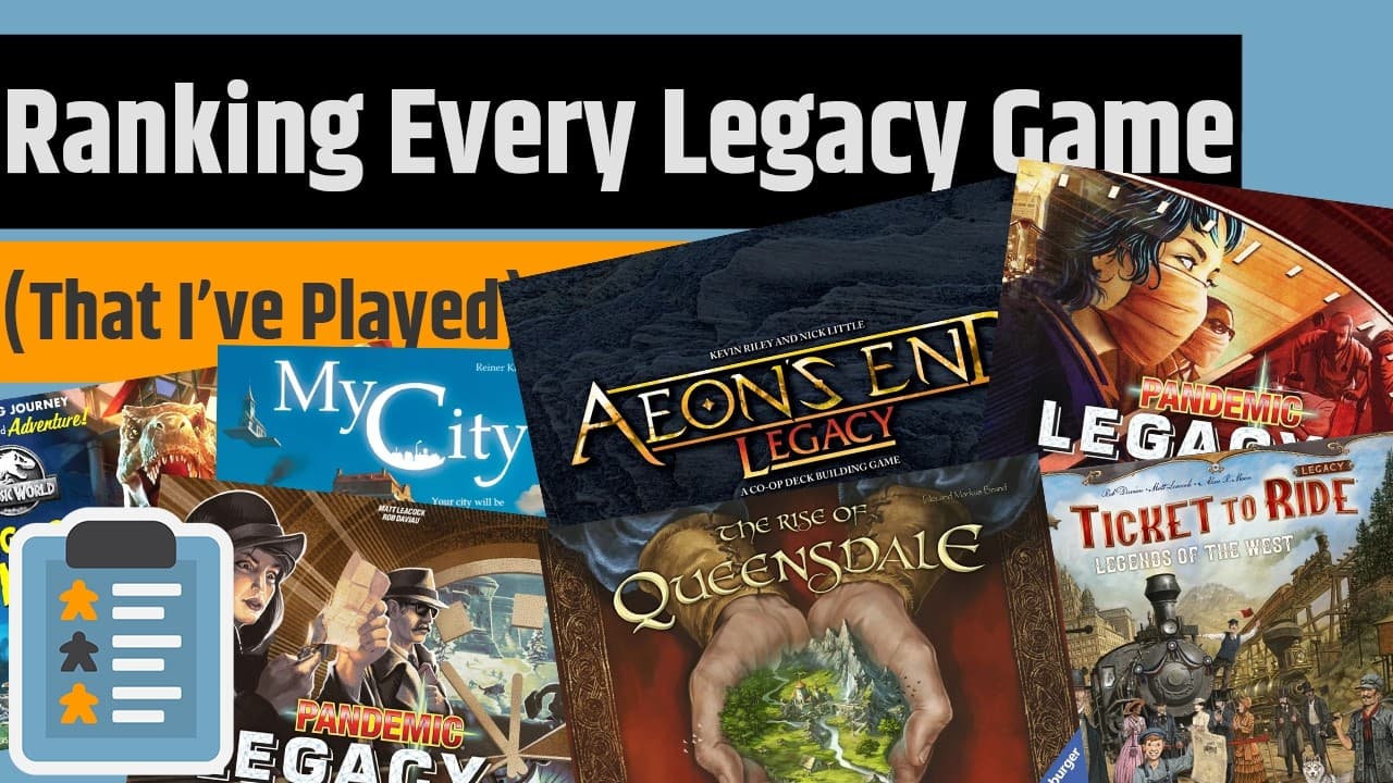 Ranking Every Legacy Game I've Ever Played