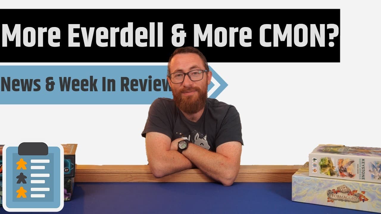News & Week In Review - Everdell Journeys, CMON Update, Biggest Crowdfunding Week & More!!!