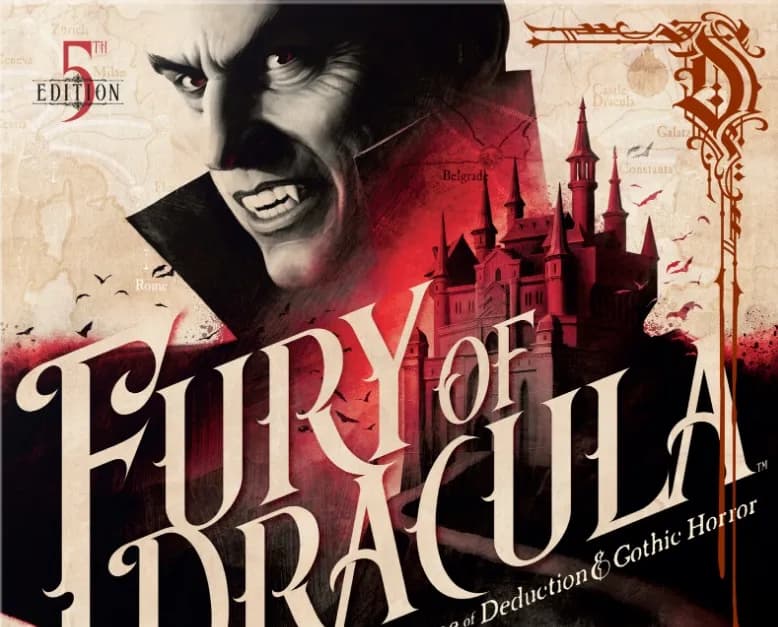 Avalon Hill Unleash a New Reign of Terror with Fury of Dracula 5th Edition