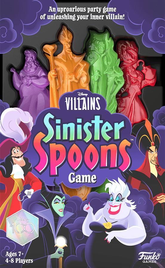 Disney Villains: Sinister Spoons Game box art