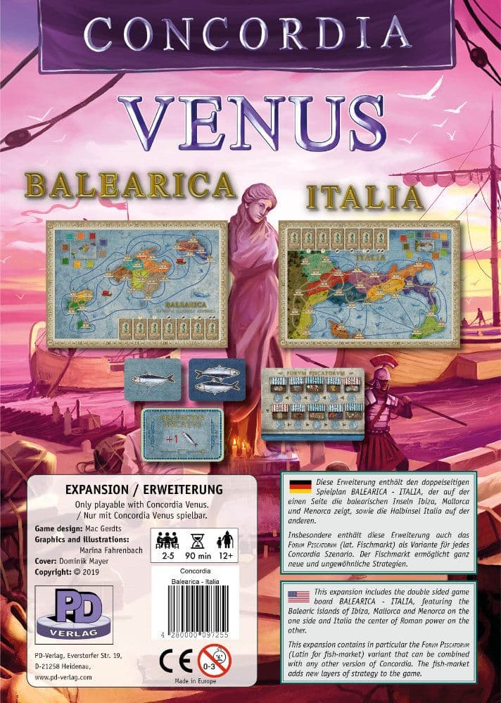 Concordia Venus: Balearica / Italia box art