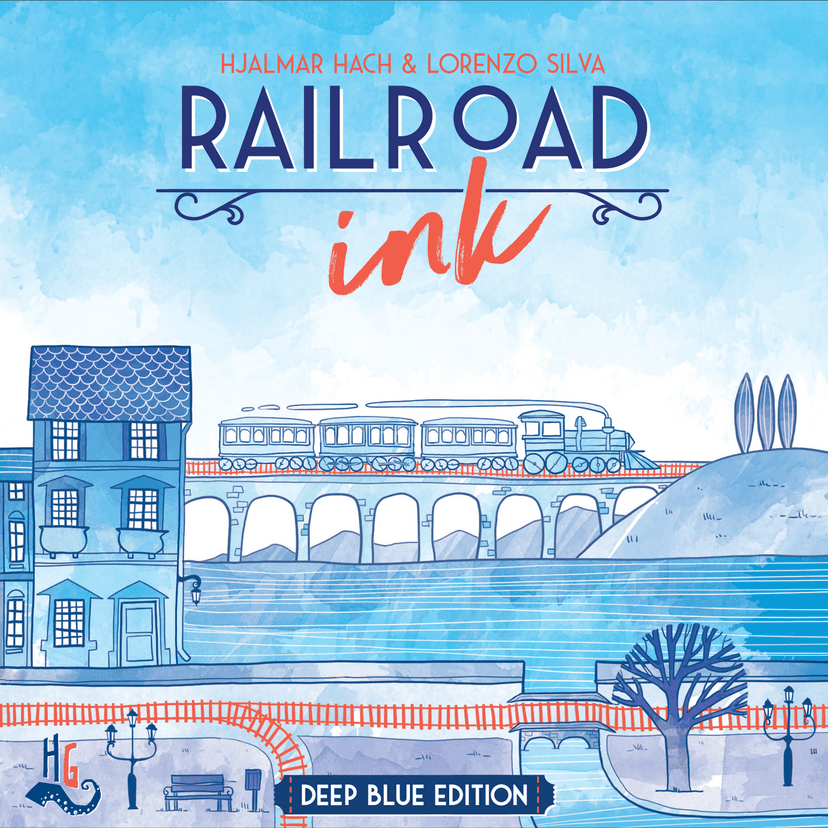 Railroad Ink: Deep Blue Edition box art