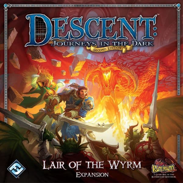 Descent: Journeys in the Dark (Second Edition) – Lair of the Wyrm box art