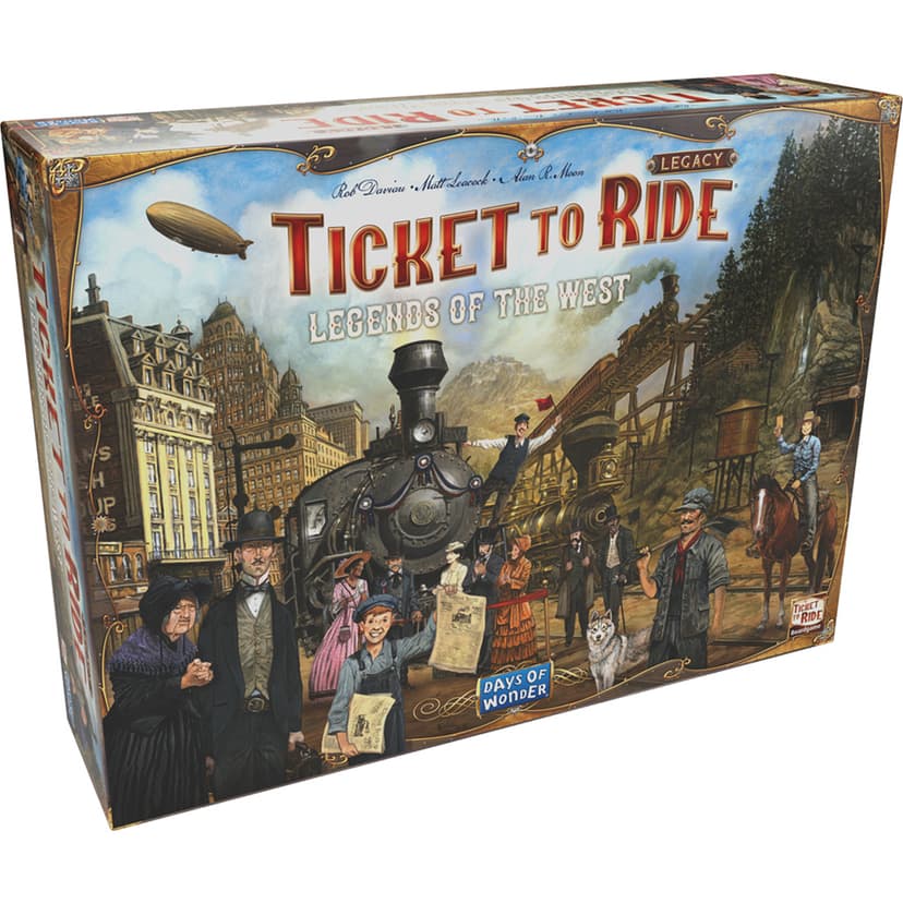 Ticket to Ride Legacy: Legends of the West box art